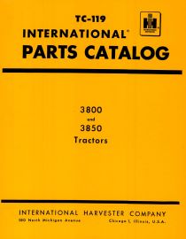 Parts Catalog for International 3800 & 3850 Tractor Chassis