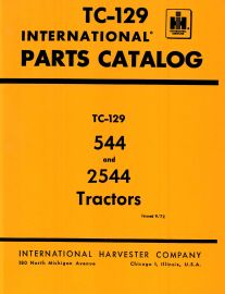 Parts Catalog for International 544 and 2544 Tractor