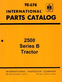 Parts Catalog for International 2500 Series B Tractor