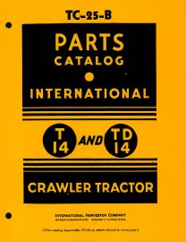 Parts Catalog for International T-14 & TD-14 Crawler Tractor