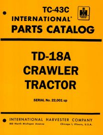 Parts Catalog for International TD-18A Crawler Tractor