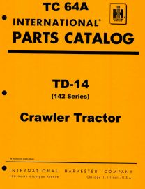 Parts Catalog for International TD-14 142 Series Crawler Tractor