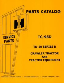 Parts Catalog for International TD-20 Series B Crawler Tractor & Tractor Equipment