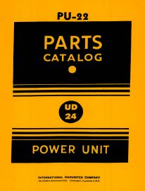 Parts Catalog for International UD-24 Power Unit