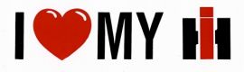 Bumper Sticker - "I Love My IH"