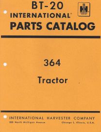 Parts Catalog for International 364 Tractor