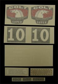 1964-1965 Colt Super Restoration Decal Set - Vinyl