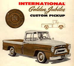 1957 International Golden Jubilee Custom Pickup Color Brochure