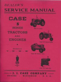 Dealers Service Manual for Case S Model Tractor