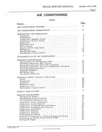 Air Conditioning Service Supplement for 1976-77 Scout II, Terra or Traveler