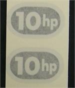 10HP Horsepower Decal Set for Cub Cadet Engines