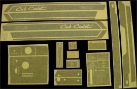 Cub Cadet 1000 Restoration Decal Set