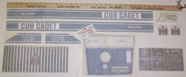 Cub Cadet 105 Restoration Decal Set