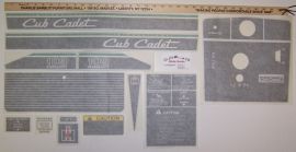 Cub Cadet 109 Restoration Decal Set