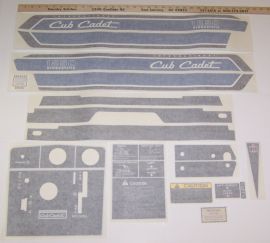 Cub Cadet 1250 Restoration Decal Set