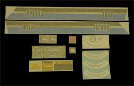 Cub Cadet 1812 Restoration Decal Set