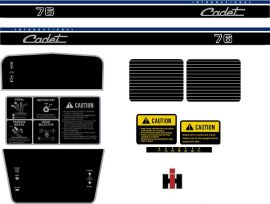 Cub Cadet 76 Restoration Decal Set