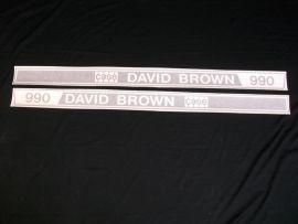 Case David Brown 990 Restoration Decal Set - Vinyl