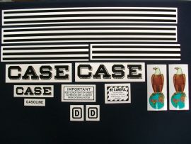 Case Tractor Model D Restoration Decal Set