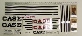 Case Tractor Model VAO Restoration Decal Set