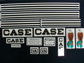 Case Tractor Model VA Restoration Decal Set