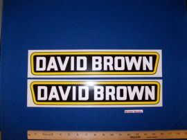 David Brown Decal Set