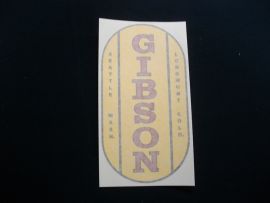 Gibson Tractor Decal