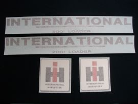 IH International 2001 Loader Decal Set - Vinyl