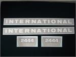 International 2444 Hood & Model Numbers Only Decal Set - Vinyl