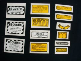 Farmall (or IH) 300 Gas Tractor Small Decal Set