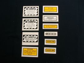 Farmall (or IH) 340 Gas Tractors Small Decal Set