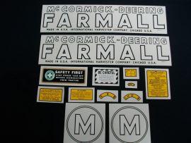 McCormick-Deering Farmall M Restoration Decal Set (Pre July 1949)