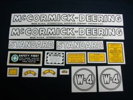 McCormick-Deering W-4 (Restoration Decal Set Pre July 1949)