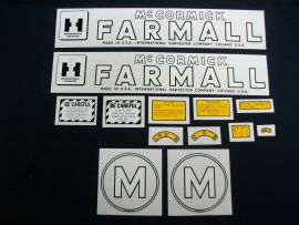 McCormick Farmall M Restoration Decal Set (July 1949-up)