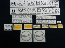 McCormick O-4 Restoration Decal Set (July 1949-up)