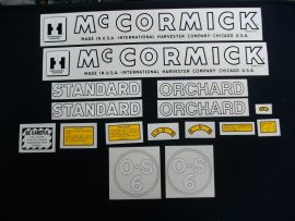 McCormick OS-6 Restoration Decal Set (July 1949-up)