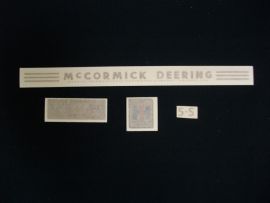 McCormick Deering 5-S Cream Separator Decal Set - Later Years - Vinyl