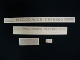 McCormick Deering 5-S Cream Separator Decal Set - Middle Years - Vinyl