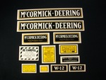 McCormick-Deering W-12 Restoration Decal Set