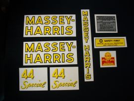 Massey Harris Model 44 Special Restoration Decal Set