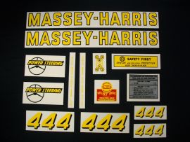 Massey Harris Model 444 Restoration Decal Set