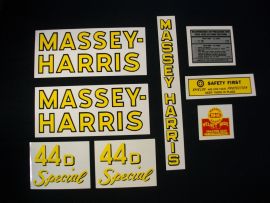 Massey Harris Model 44D Special Restoration Decal Set