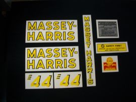 Massey Harris Model 44 Restoration Decal Set