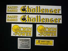 Massey Harris Challenger Restoration Decal Set