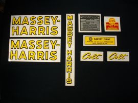 Massey Harris Colt Restoration Decal Set