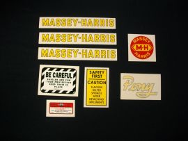 Massey Harris Pony Restoration Decal Set