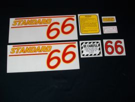 Oliver Model 66 Standard Restoration Decal Set - Red Numbers