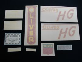 Oliver HG Restoration Decal Set - Vinyl