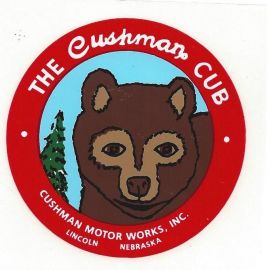 Cushman Cub Restoration Decal