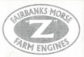 Fairbanks Morse "Z" Farm Engines Decal - 4"